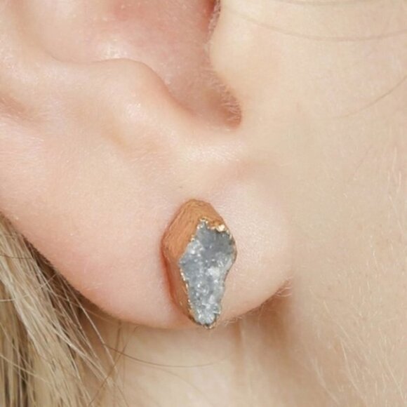 GORGEOUS DRUZY EARRINGS. - Picture 1 of 3